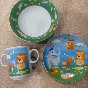 Children's Animal Party Dinnerware Set